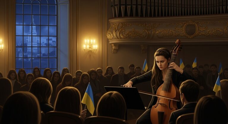 Salomé Gasselin : La Viole de gambe française résonne à Kiev