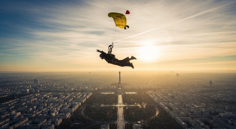 Saut en Parachute Tour Eiffel : Simple Amende pour le Base Jumper