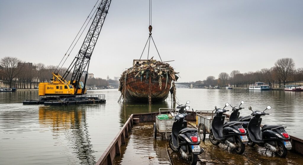 Seine Polluée à Issy : 25 Tonnes de Déchets Retirés