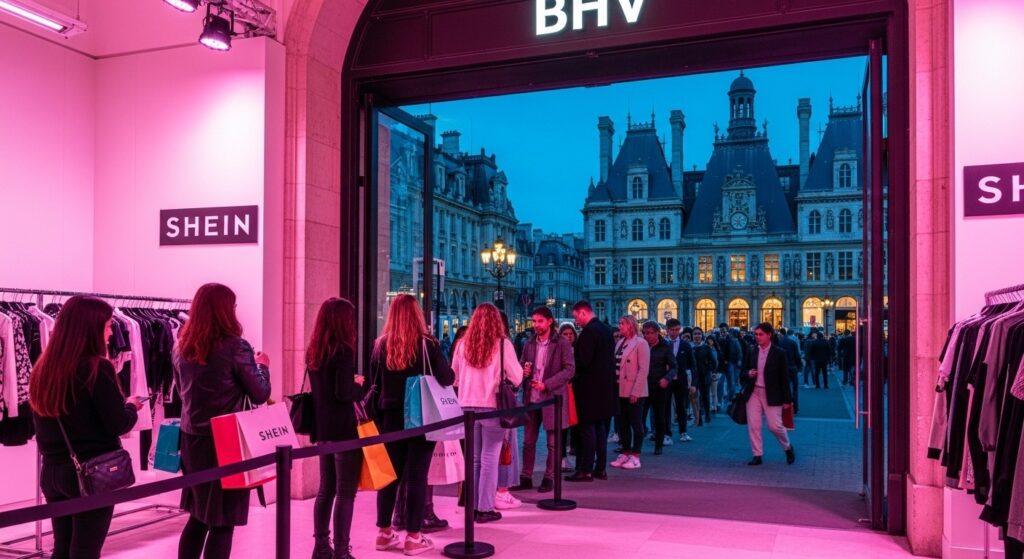 Shein au BHV Paris : 50 000 Visiteurs en 5 Jours