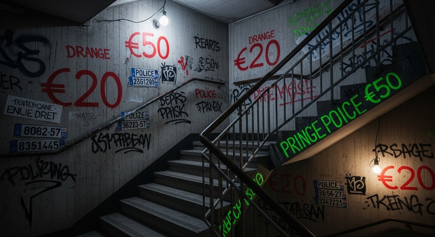 Douze ans après sa fermeture, le légendaire point de deal « Shitland » tente de renaître à Champigny-sur-Marne. Tags, tarifs affichés, insultes aux policiers… Le quartier des Boullereaux tremble à nouveau.