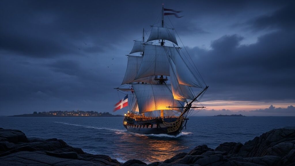 Shtandart : La Frégate Russe Bannie Défie l’Europe en Bretagne