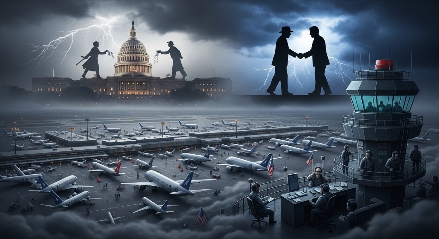 Découvrez pourquoi 8 démocrates ont brisé les rangs pour stopper le shutdown de 6 semaines aux USA. Impacts sur l'économie, l'aviation et la santé en détail.