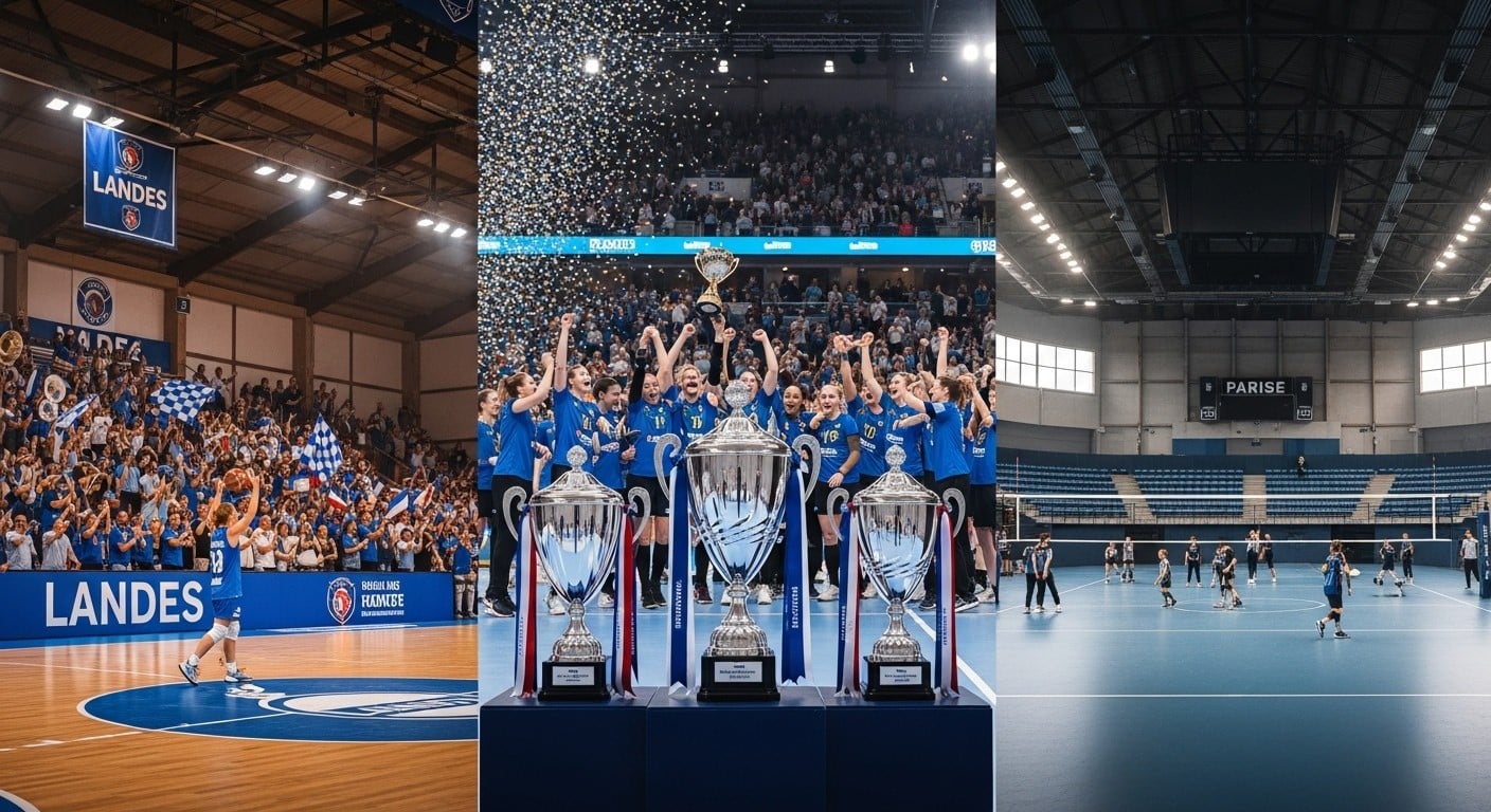 Découvrez comment Basket Landes, Metz Handball et les Mariannes 92, champions de France, luttent chacune à leur manière pour exister dans un sport féminin encore trop fragile.