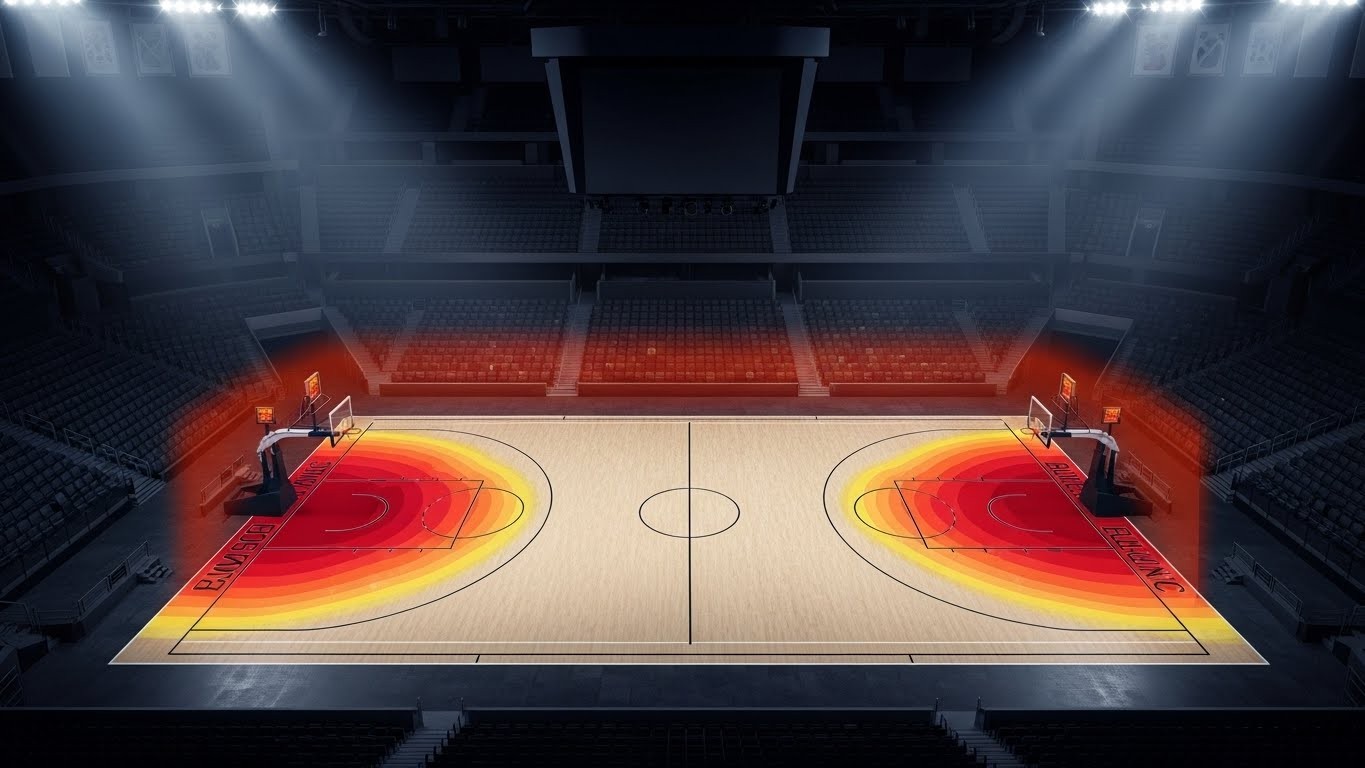 Découvrez les heat maps des stars NBA comme Doncic, Wembanyama ou Giannis. Où tirent-ils le plus ? Analyse complète des habitudes de tir qui façonnent la Ligue en 2025.