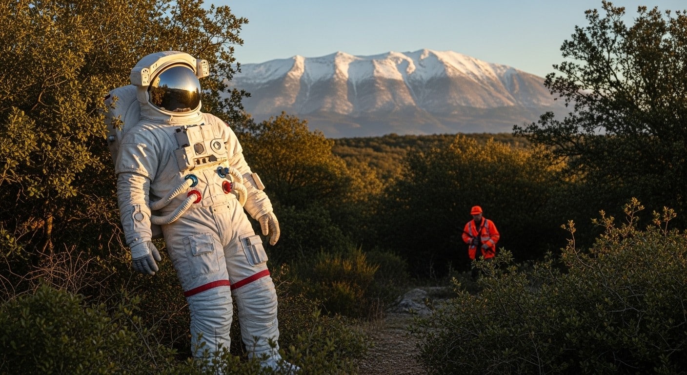 La statue grandeur nature de Thomas Pesquet, volée mi-novembre au pied du Mont Ventoux, a été retrouvée intacte par un chasseur. Une histoire insolite qui mêle science, humour et civisme.