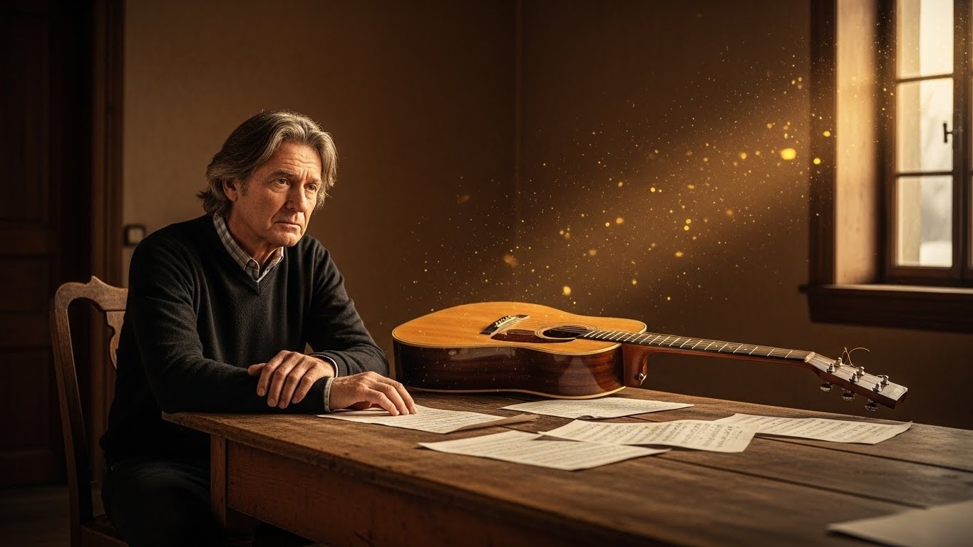 Découvrez les confidences cash de Stéphan Eicher sur son nouvel album Poussière d’or, pourquoi il a vendu ses actions Spotify et ce que révèle ce disque lumineux à 65 ans.