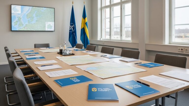 Suède : Exercice de Guerre avec la Famille Royale et Traduit en Russe