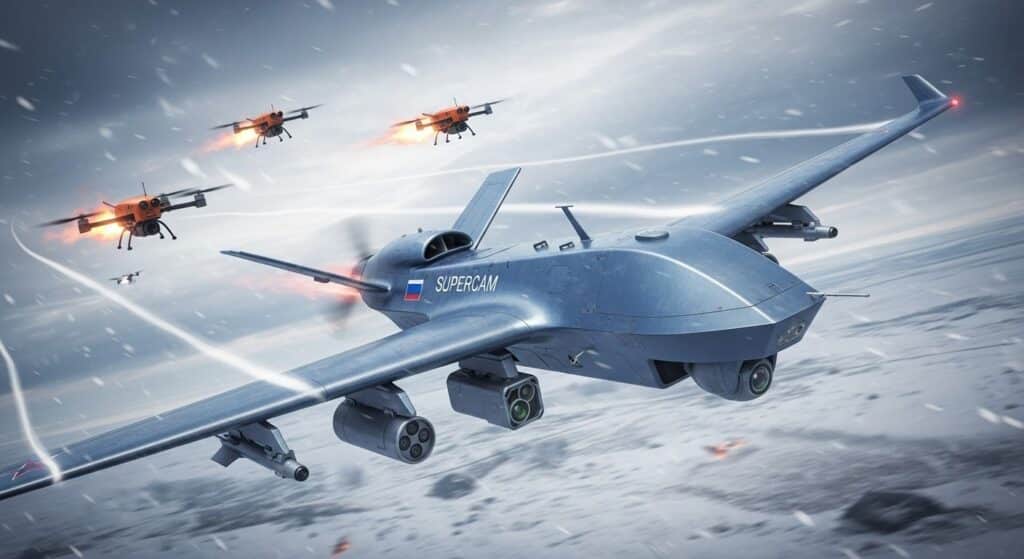 Supercam S180 : Le Drone Russe Indestructible en Ukraine ?