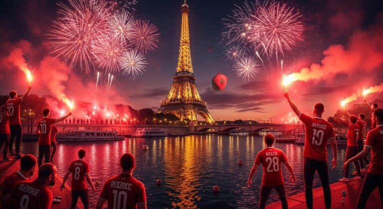 Supporters Marocains à Paris : Rassemblement Illégal