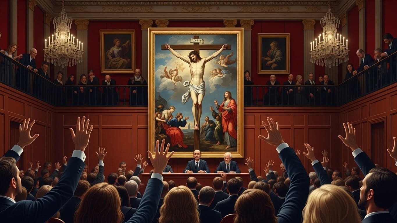 Découvrez comment un Christ en Croix de Rubens, oublié pendant des siècles, a été vendu presque 3 millions d'euros en quelques minutes à Versailles. Une histoire folle !