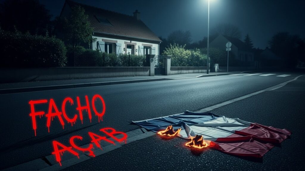 Tags Injurieux et Drapeau Brûlé dans les Yvelines : Intolérance