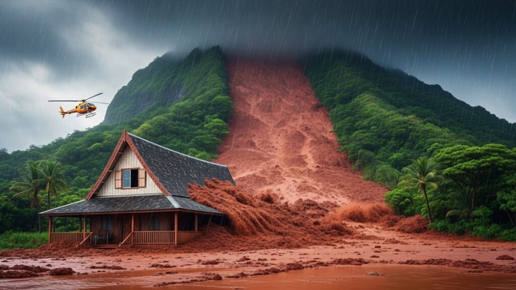 Tahiti : Glissement de Terrain Meurtrier à Afaahiti, 4 Morts