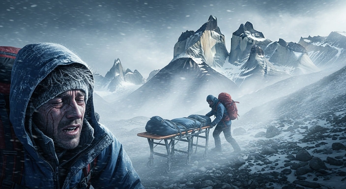 Une randonnée entre amis vire au cauchemar en Patagonie : vents à 190 km/h, hypothermie, cinq morts dont Victoria Bond. Christian raconte la culpabilité qui le ronge. Un drame qui interroge nos limites face à la nature.