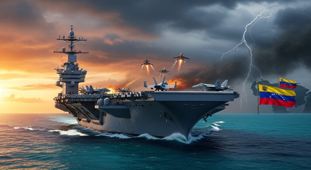 Tensions USA-Venezuela : Porte-Avions Géant Arrive