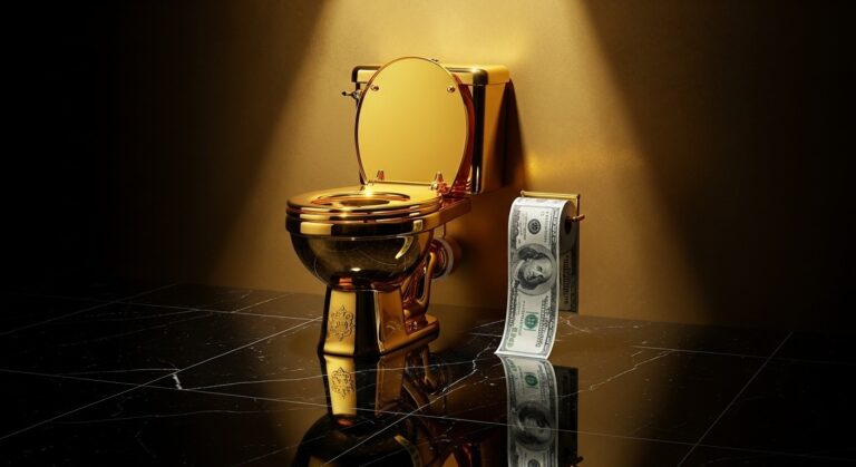 Toilettes en Or de Cattelan Vendues 12 Millions