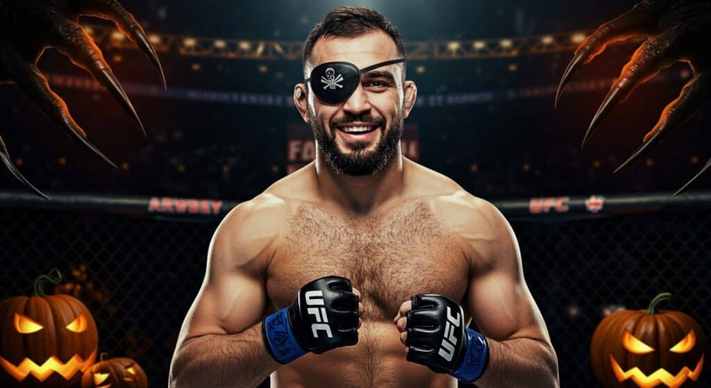 Tom Aspinall Pirate Halloween Après No Contest Gane