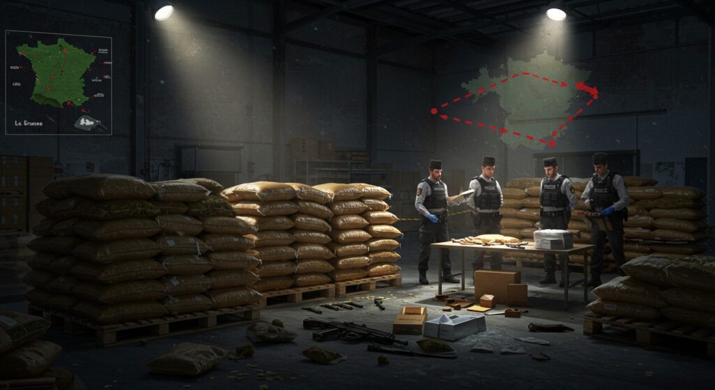 Trafic de Cannabis : 2 Tonnes Saisies en Essonne