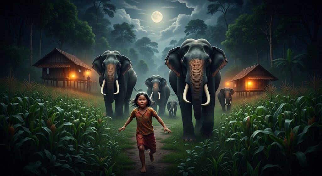 Tragédie en Indonésie : Fillette Piétinée par Éléphants