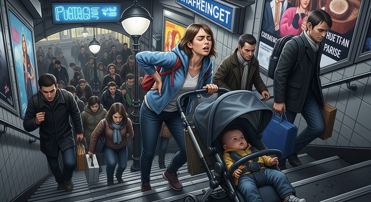 Découvrez pourquoi les transports en commun à Paris deviennent un calvaire avec une poussette. Témoignages, dangers et solutions pour les parents franciliens.
