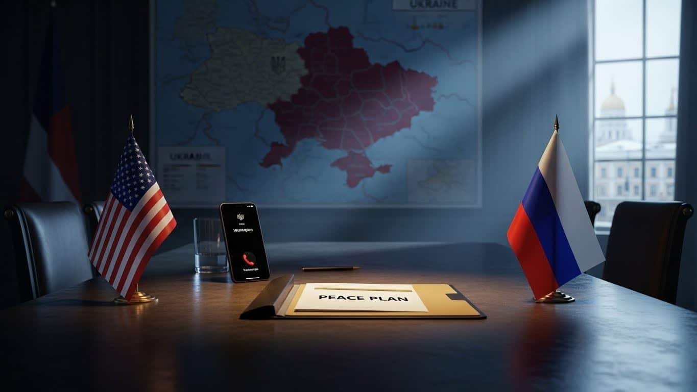 Décryptage exclusif des négociations secrètes entre Washington et Moscou. Trump accélère la diplomatie pendant que Kiev subit de nouvelles frappes. Une paix possible avant 2026 ?