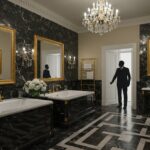 Trump Rénove Salle de Bain Maison Blanche en Marbre