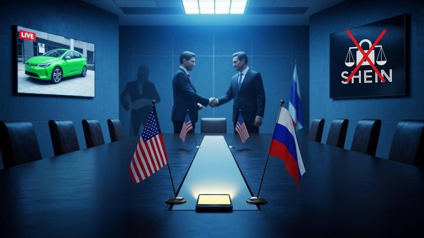 Décryptage exclusif : l’émissaire de Trump reçu par Poutine la semaine prochaine, le bonus écologique sauvé pour 2026, Shein devant la justice… Tout ce qu’il faut savoir ce 26 novembre 2025.