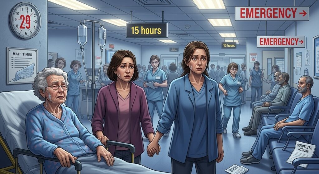 Urgences Surchargées : 29 Heures d’Attente pour une Octogénaire
