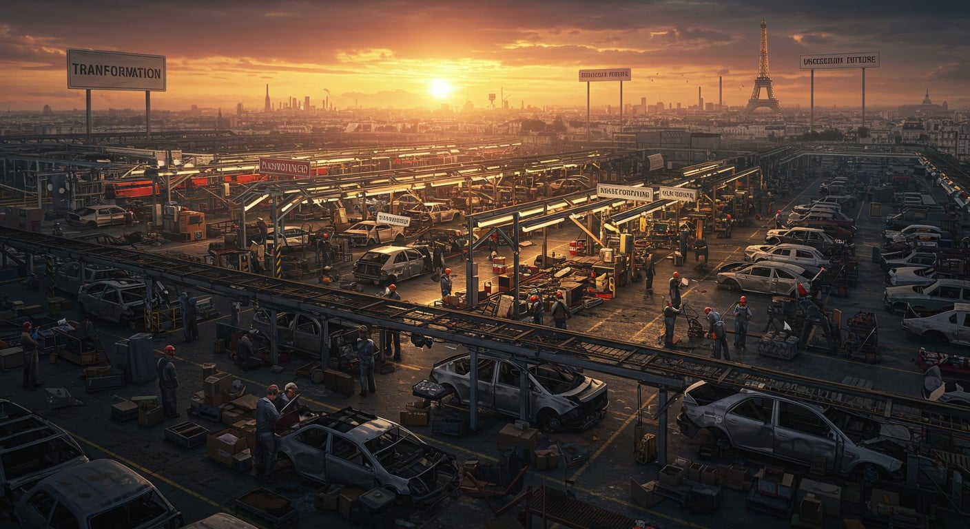 Découvrez pourquoi le syndicat FO annonce une transformation inévitable de l'usine Stellantis à Poissy. Chômage technique, avenir incertain : analyse complète des enjeux pour cette icône industrielle francilienne.