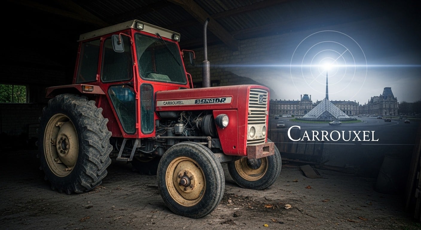 135 € d’amende pour excès de vitesse à Paris… reçue par un tracteur de 1977 qui n’a jamais quitté son hangar dans le Jura. L’histoire vraie et hallucinante d’une usurpation de plaque.