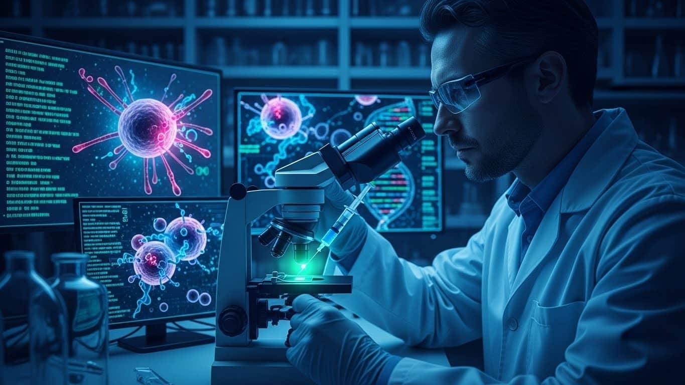 La biotech française Transgene vient de lever 105 millions d'euros pour accélérer ses vaccins thérapeutiques contre le cancer. Une avancée majeure dans l'immunothérapie ? Décryptage complet.