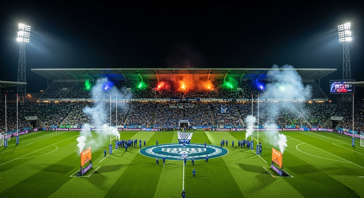 Découvrez comment Vannes a rempli le Roazhon Park en 30 minutes pour un match de Pro D2 contre Grenoble. Prime time sur Canal+, pari gagné pour le rugby breton !