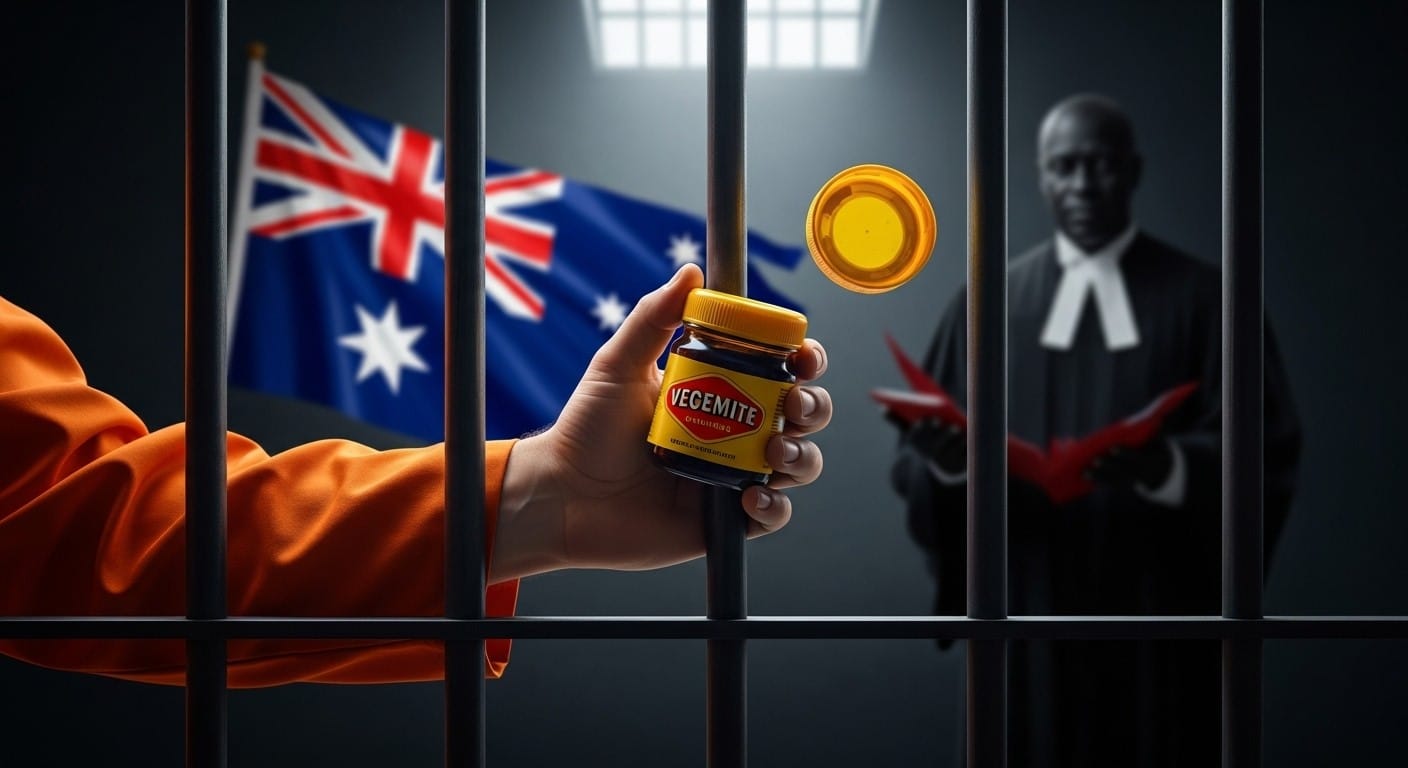 Un détenu australien condamné pour meurtre attaque l’État en justice pour obtenir le droit de manger de la Vegemite en prison. Une affaire insolite qui mêle culture nationale, droits humains et alcool artisanal. Découvrez toute l’histoire.
