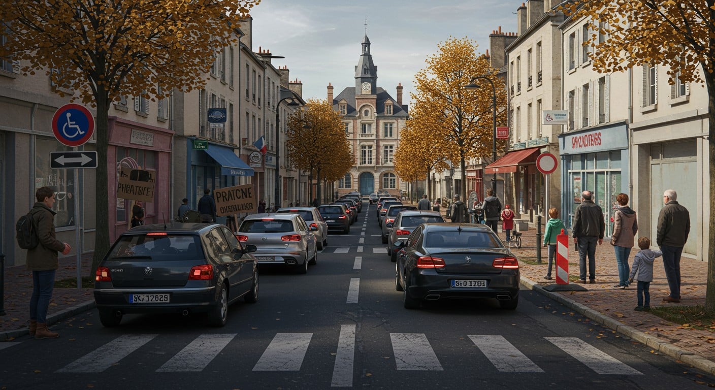 Découvrez pourquoi 80 riverains manifestent à Vert-le-Petit contre le sens unique de l'avenue Leclerc. Report de circulation, sécurité, commerces impactés : analyse complète d'un conflit local explosif.