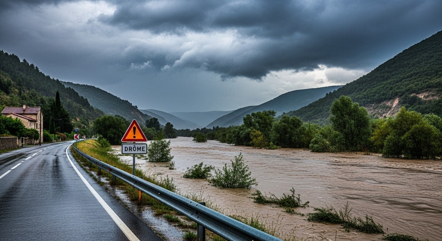 Découvrez les risques d'inondations en Drôme et Ardèche avec vigilance orange. Pluies intenses prévues dimanche : ruissellement, inondations... Détails et conseils pour se préparer.