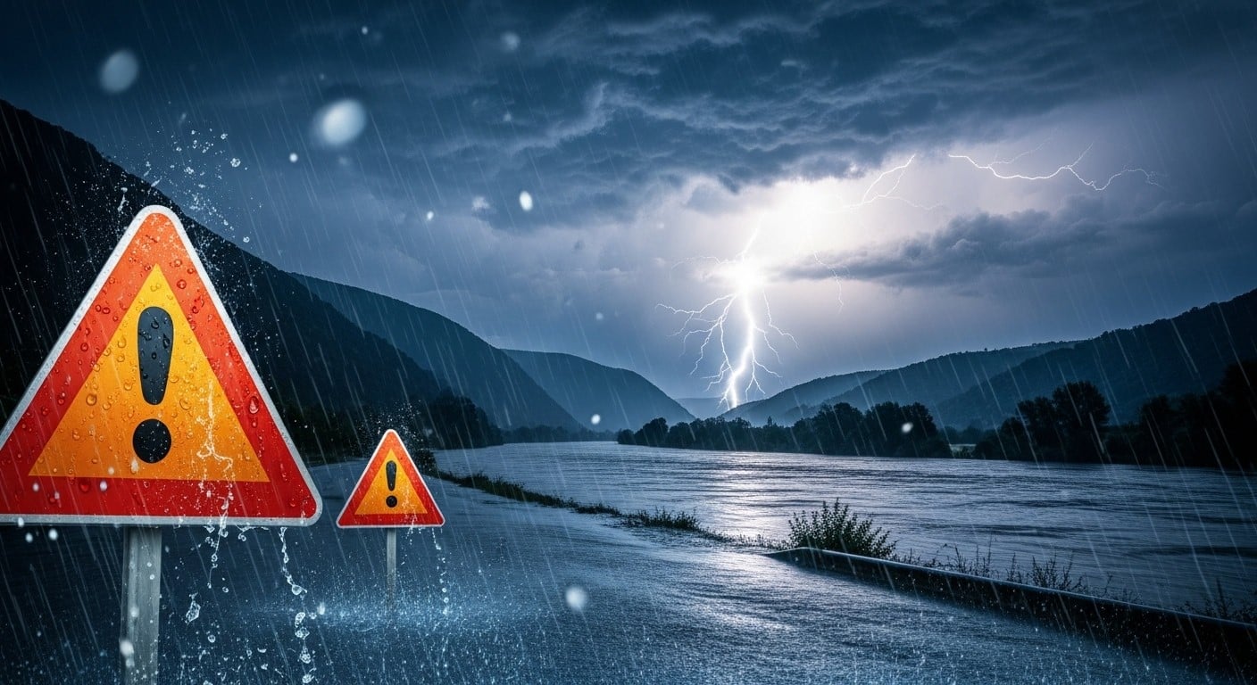 Découvrez pourquoi l'Ardèche, la Loire et le Rhône passent en vigilance orange ce samedi pour pluies et inondations. Cumuls impressionnants, orages : tout savoir pour rester en sécurité.