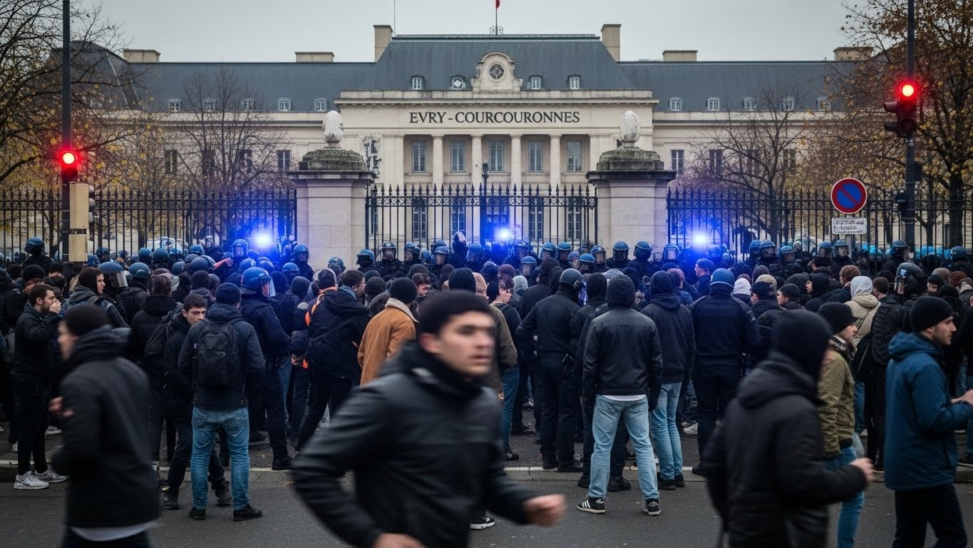 Bagarres entre quartiers rivaux, évacuation massive, huis clos prononcé : retour sur la journée chaotique du procès pour le meurtre d’Arthur Nouvellon à la cour d’assises de l’Essonne.