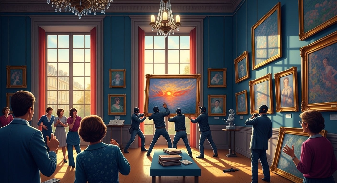 Découvrez le casse audacieux de 1985 au Musée Marmottan : neuf toiles volées en plein jour, dont le mythique Impression, soleil levant. Une affaire qui fascine encore.