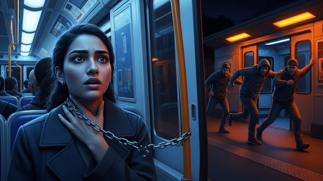 Une étudiante, fille du vice-consul du Maroc, victime d’un vol avec violence dans le RER D à Ris-Orangis. Pendentif arraché, fuite des agresseurs : l’insécurité dans les transports franciliens explose-t-elle ?