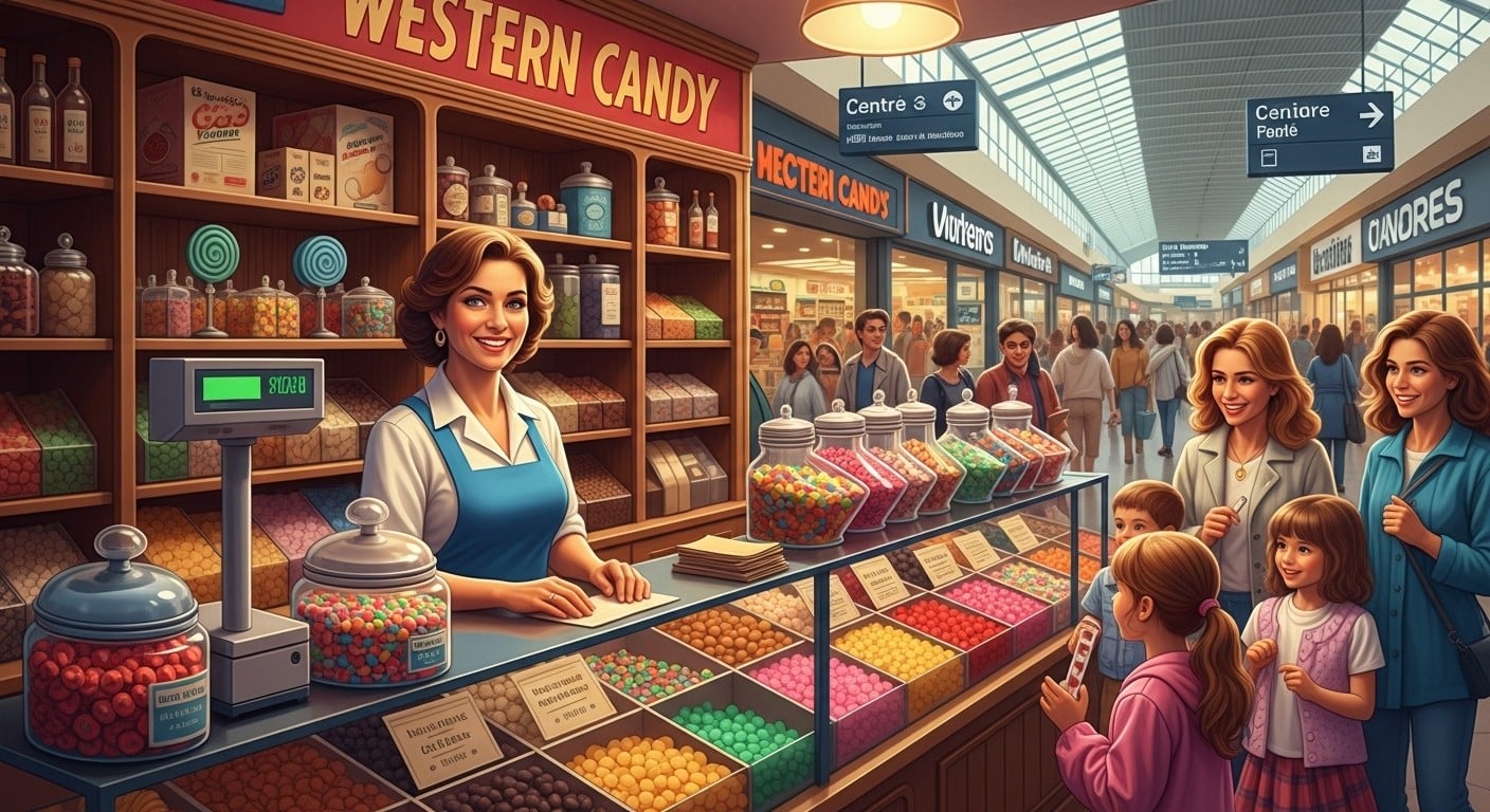 Découvrez l'histoire captivante de Western Candy, boutique emblématique du Spot à Évry-Courcouronnes. Malik Messadi raconte 40 ans d'évolution d'un centre commercial devenu cœur de ville.