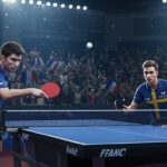 WTT Montpellier : Lebrun S'arrête en Demi-Face à Moregard