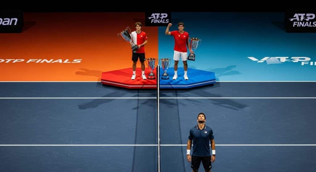 Zverev Symbole du Fossé avec Sinner et Alcaraz