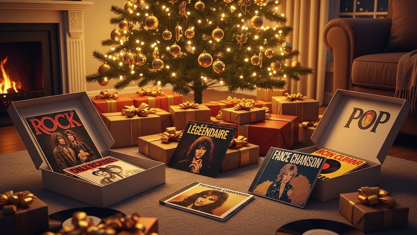 Découvrez 10 coffrets musique exceptionnels pour Noël 2025. De légendes du rock aux icônes françaises, des vinyles collectors aux live mythiques : les cadeaux parfaits pour les mélomanes.