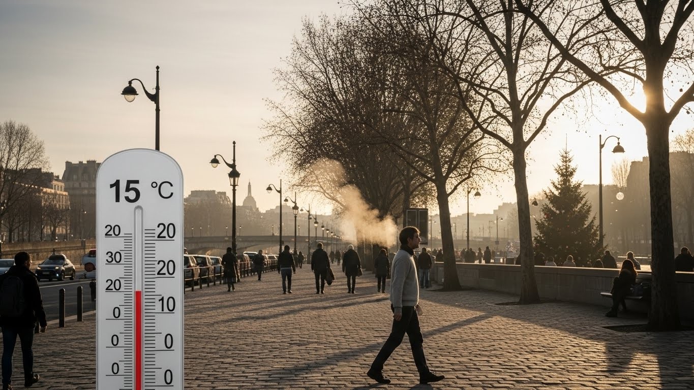 Décembre 2025 : 15°C à l’aube à Paris, Nantes ou Le Havre… Des températures dignes d’avril qui s’installent durablement. Pourquoi fait-il si doux et jusqu’à quand ?