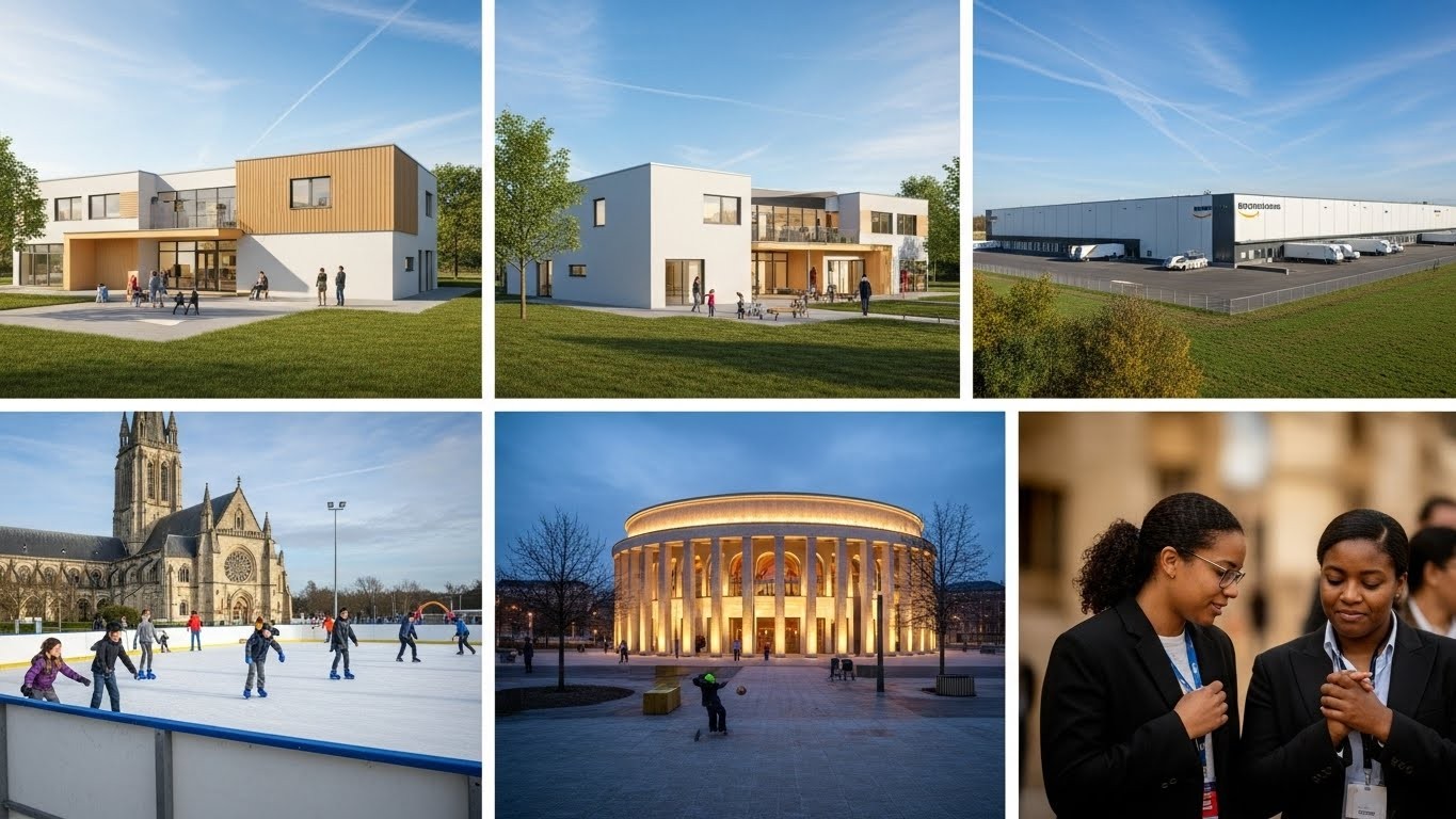 Découvrez les cinq bonnes nouvelles qui ont illuminé 2025 en Eure-et-Loir : implantation Amazon, nouvelle école, patinoire à succès, Colisée primé et solidarité émouvante.