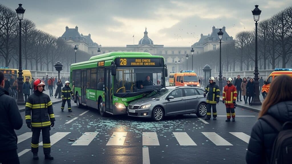 Accident Bus Paris : Malaise Conducteur, 11 Blessés