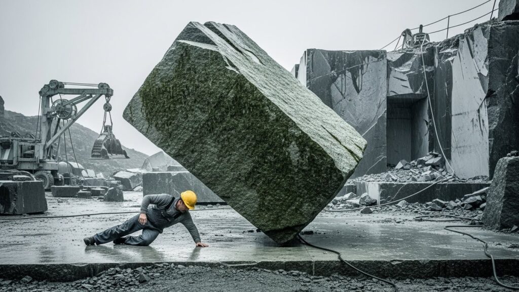 Accident Chantier Ille-et-Vilaine : Mort par Bloc Granit
