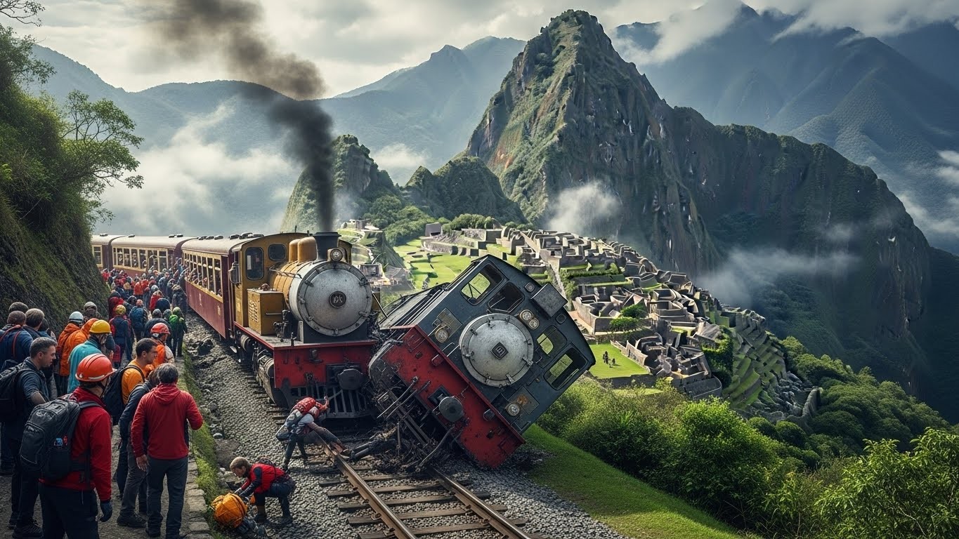 Découvrez les détails choquants de la collision frontale entre deux trains au Machu Picchu au Pérou. Au moins 15 touristes blessés, dont un gravement. Que s'est-il passé exactement ?