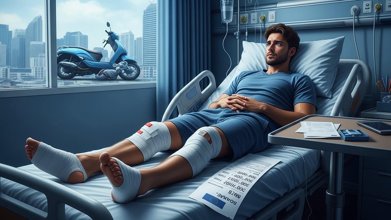 Découvrez l'histoire dramatique d'un jeune Belge gravement blessé en moto en Thaïlande, retenu à l'hôpital faute de payer 55 000 €. Assurance défaillante, cagnotte en ligne... Que s'est-il passé ?