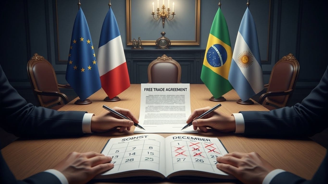 Découvrez les derniers rebondissements sur l'accord UE-Mercosur. Lula accepte de reporter la signature à la demande de Meloni. Quelles conséquences pour l'Europe et l'Amérique du Sud ? Analyse complète.